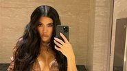 Kourtney Kardashian exibe corpo sarado em body cavadíssimo - Foto/Instagram