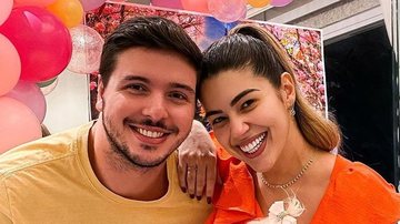 Vivian Amorim e Leo Hirschmann já sabiam que era menina - Reprodução/Instagram