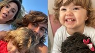 Tata Werneck mostra Clara Maria com mãozinhas sujas de tinta - Reprodução/Instagram