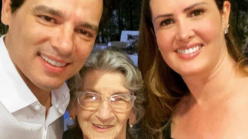 Celso Portiolli celebra 95 anos de sua mãe, Dona Dibe Said - Reprodução/Instagram