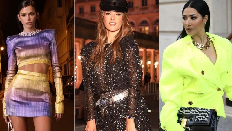 Os melhores looks das brasileiras no Paris Fashion Week - Reprodução/Instagram