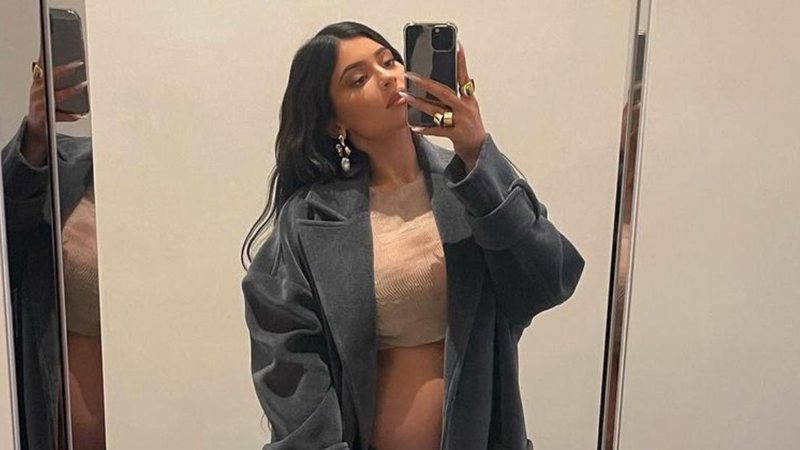 Kylie Jenner exibe barrigão da gravidez e encanta os fãs - Reprodução/Instagram