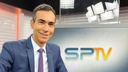 César Tralli não esconde a emoção ao se despedir do SP1 - Reprodução/Instagram