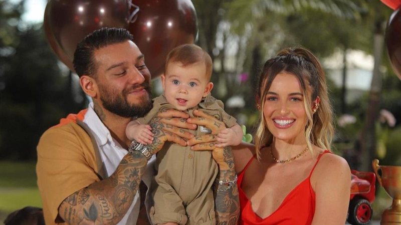 Lucas Lucco e Lorena Carvalho comemoram 7 meses de Luca - Reprodução/Instagram