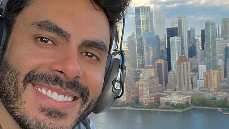 Ex-BBB Rodolffo faz passeio de helicóptero em Nova York - Reprodução/Instagram