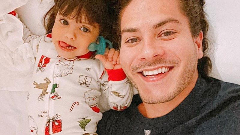 Arthur Aguiar relembra festa de aniversário da filha - Reprodução/Instagram