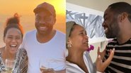 Taís Araujo e Lázaro Ramos surgem dando beijão de língua em vídeo divertido na web - Reprodução/Instagram