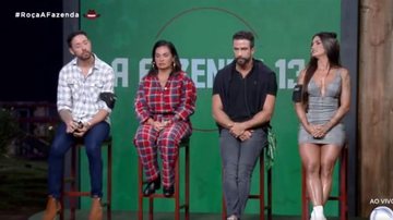 A Fazenda: Rico, Solange, Erasmo e Marina estão na roça - Reprodução/Record TV