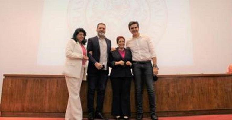 Professora Emília Cipriano, Secretário de Educação de Hortolândia, Fernando Moraes, Deputada estadual Edna Macedo, Professor, Escritor, Palestrante Gabriel Chalita - Divulgação