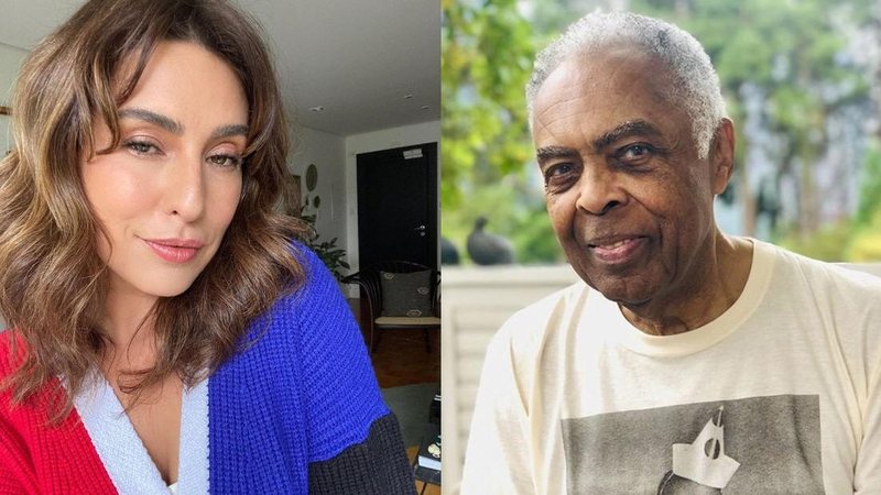 Fe Paes Leme posta foto descontraída ao lado de Gilberto Gil - Reprodução/Instagram