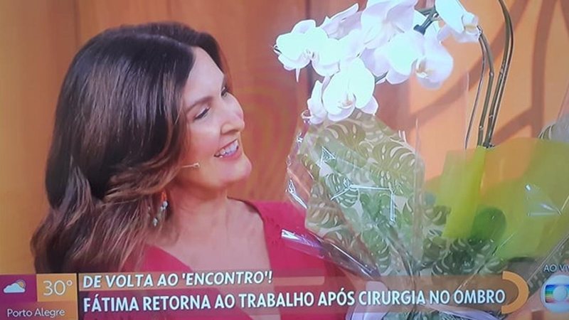 Fátima Bernardes retorna ao 'Encontro' e fala da recuperação - Reprodução/TV Globo