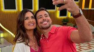 Fátima Bernardes divide cliques com Cauã Reymond nos bastidores do 'Encontro' - Foto/Instagram