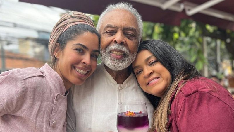 Preta Gil publica cliques fofos com Gilberto Gil e Bela - Reprodução/Instagram