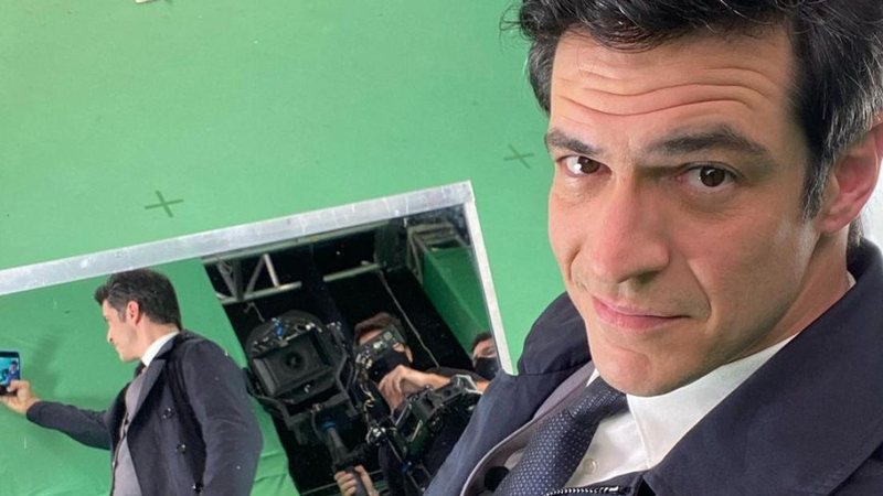 Mateus Solano registra o último dia de gravação da novela - Reprodução/Instagram