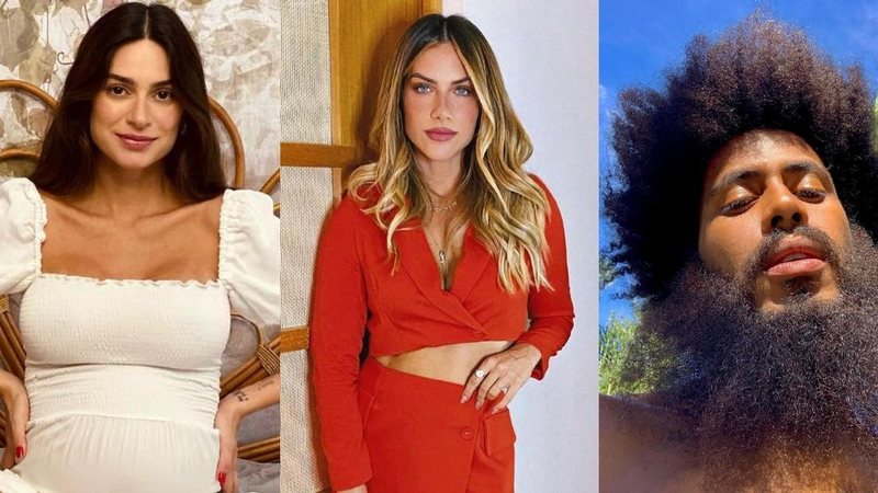 Thaila Ayala surge ao lado de Gio Ewbank e Ícaro em clique - Reprodução/Instagram