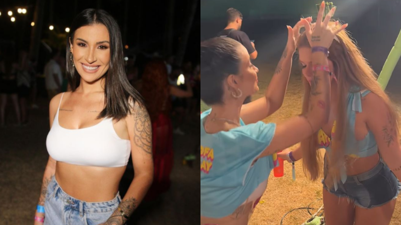 Bianca Andrade passa a coroa de rainha da Farofa para Viih Tube - Foto: Reprodução / Instagram