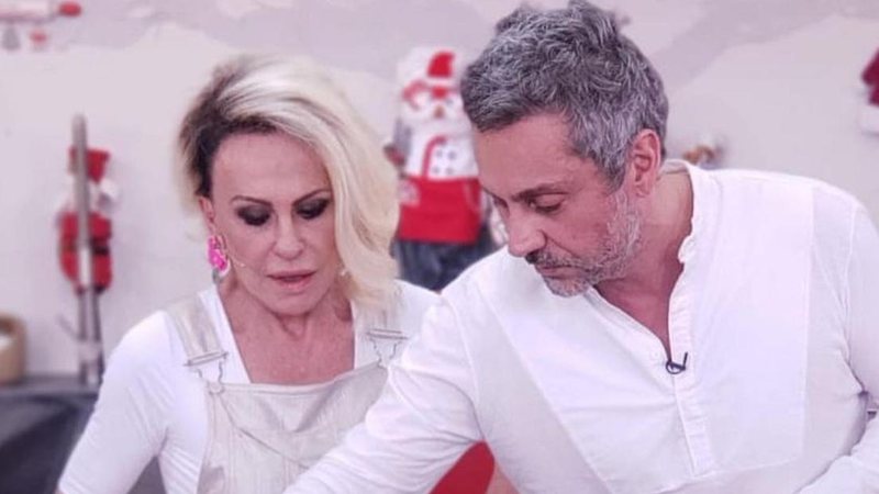 Ana Maria Braga posa com Alexandre Nero no Mais Você - Reprodução/Instagram