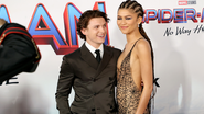 Tom Holland e Zendaya roubam a cena na pré-estreia de Homem-Aranha 3 - Foto: Getty Images