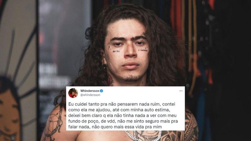 Whindersson Nunes desabafa nas redes sociais - Foto: Reprodução