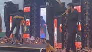 Gusttavo Lima foi surpreendido por fã em show - Foto: Reprodução / TikTok