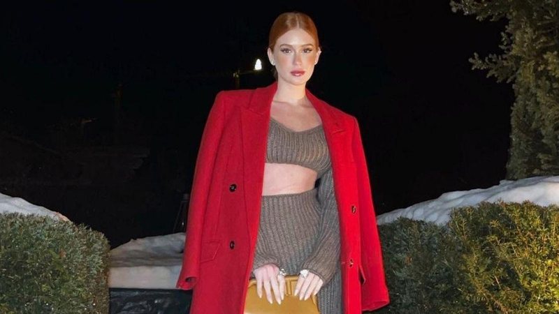 Marina Ruy Barbosa esbanja elegância com look de inverno - Foto: Reprodução / Instagram