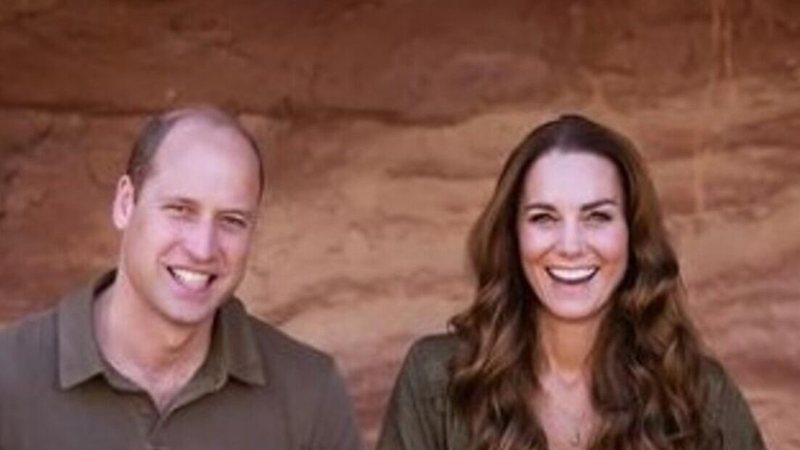 Diferentemente da foto de Natal, apenas William e Kate posam para o clique do ano novo - Reprodução/Instagram