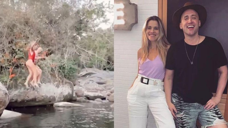 Ingrid Guimarães relembra Paulo Gustavo em cachoeira - Foto: Reprodução / Instagram