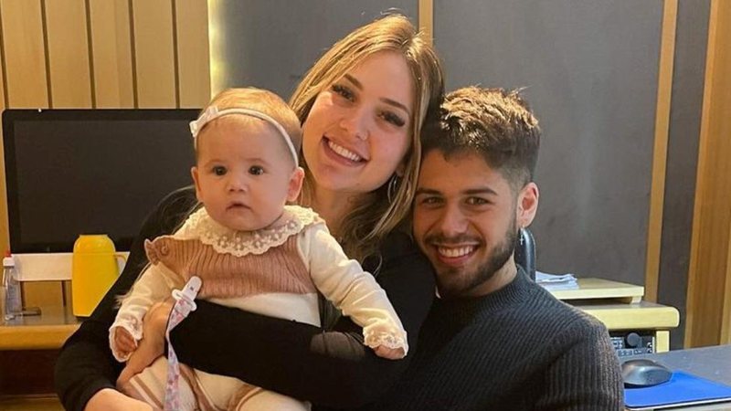 Influencer Virginia Fonseca faz declaração para o marido, Zé Felipe, e a filha do casal, Maria Alice - Reprodução/Instagram