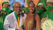 Iza celebra aniversário do mestre da sua escola de samba - Reprodução/Instagram