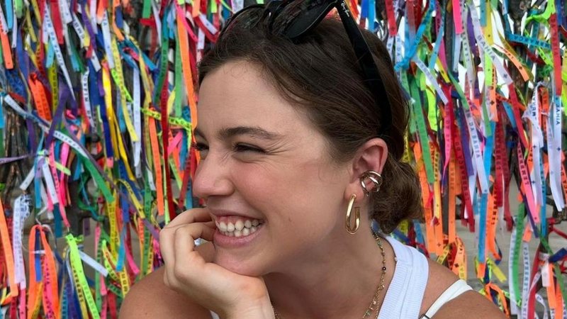 Alice Wegmann visita muro das fitinhas do Senhor do Bonfim - Reprodução/Instagram