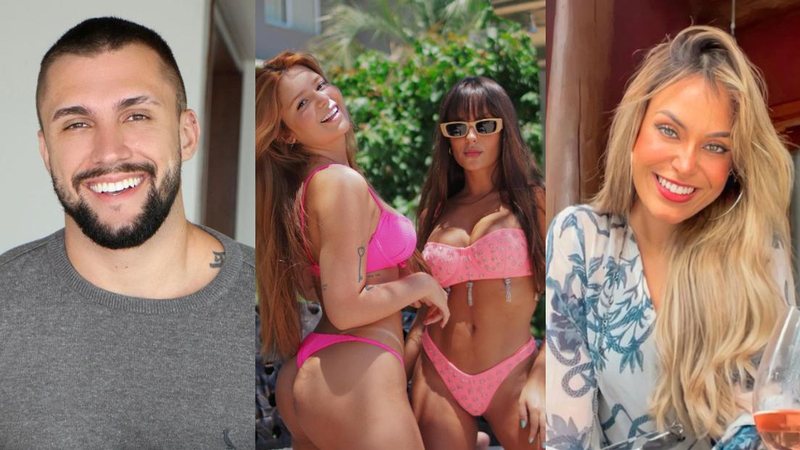 Arthur Picoli curte férias com Viih Tube, Thais Braz e Sarah - Reprodução/Instagram