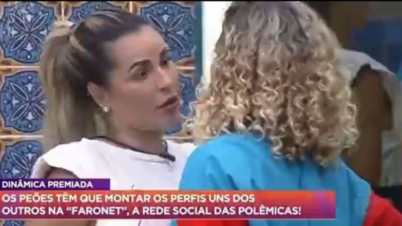 Rodrigo Faro precisa separar briga entre Deolane e Bárbara - Reprodução/Record TV