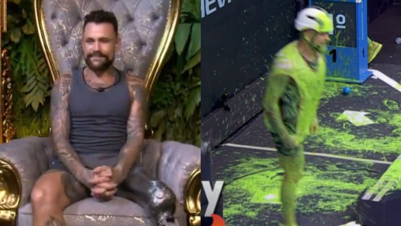 Atleta paralímpico, Vinicius contou o motivo de ter retirado a prótese para seguir na prova do líder do BBB 24 - Reprodução / TV Globo