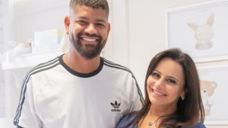 Viviane Araujo e Guilherme Militão posam em quarto de bebê - Fonte: reprodução/Instagram