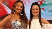 Patrícia Poeta e Juliette posam sorridentes para clique durante o programa 'Encontro' - Reprodução / Instagram