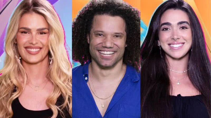 Primeiro paredão do BBB 24 é formado por Yasmin Brunet, Maycon e Giovanna. Saiba como foi a votação - Reprodução / TV Globo