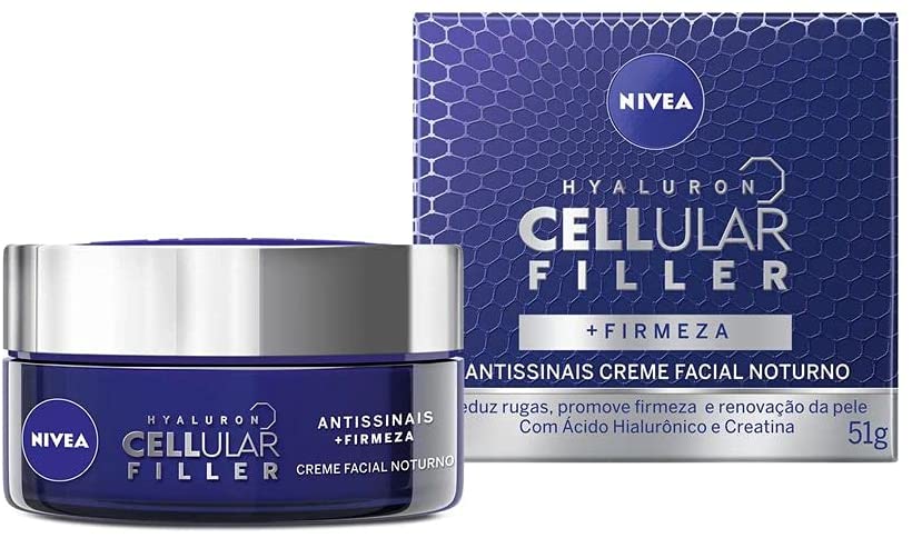 Creme Facial Antissinais Noite - CELLULAR HIALURÔNICO, NIVEA