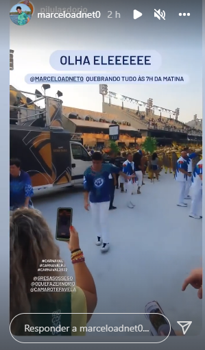 Marcelo Adnet arrasa em desfile na Sapucaí