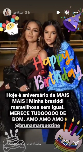 Anitta e Bruna Marquezine