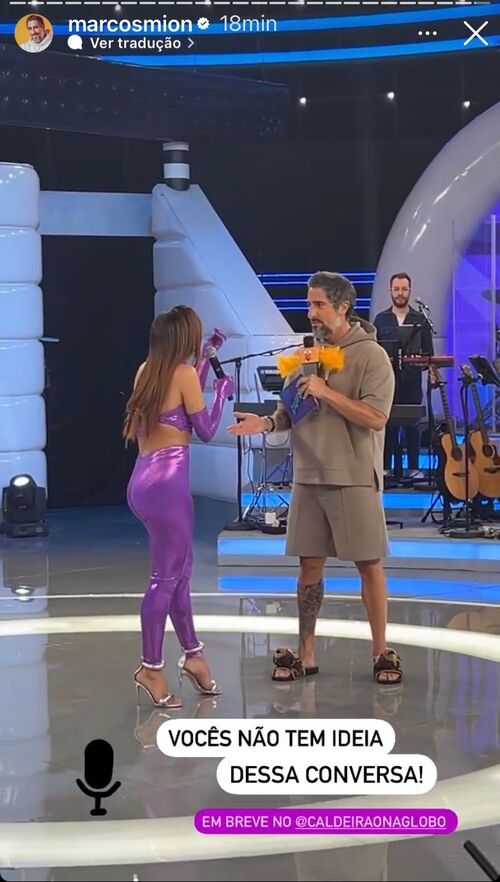 Anitta irá aparecer no Caldeirão com Marcos Mion