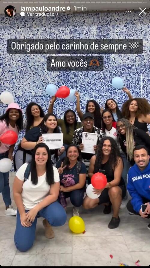 A recepção foi no aeroporto do Rio de Janeiro