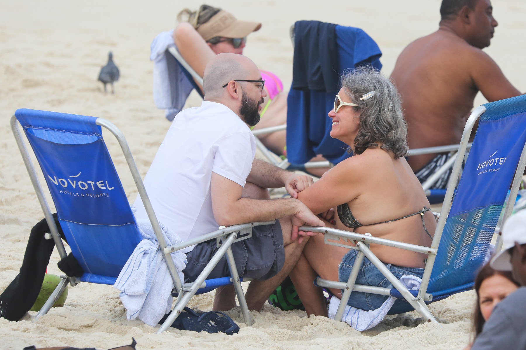 Maria Cândida com seu novo affair