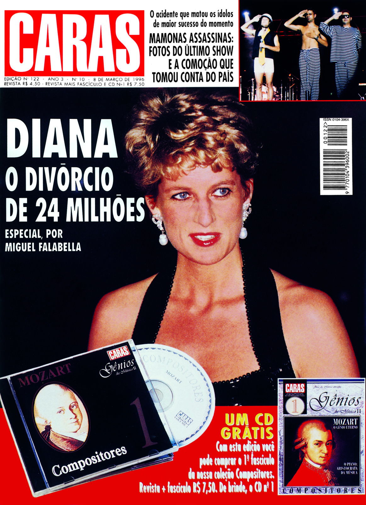 Princesa Diana na capa da revista CARAS