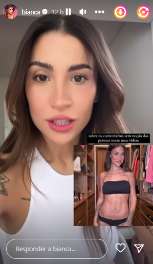 Bianca Andrade rebate críticas e fala sobtre diástase