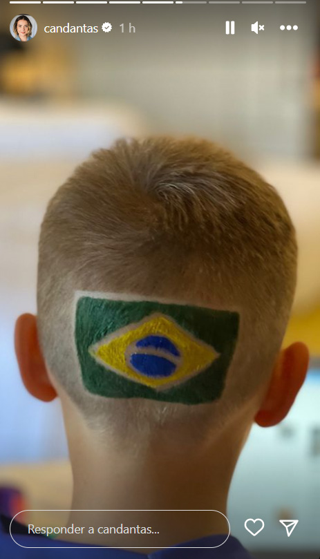 Davi Lucca, filho de Neymar Jr, se inspira na seleção brasileira para novo visual