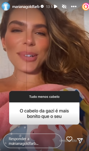 Mariana Goldfarb é comparada com Grazi Massafera e rebate