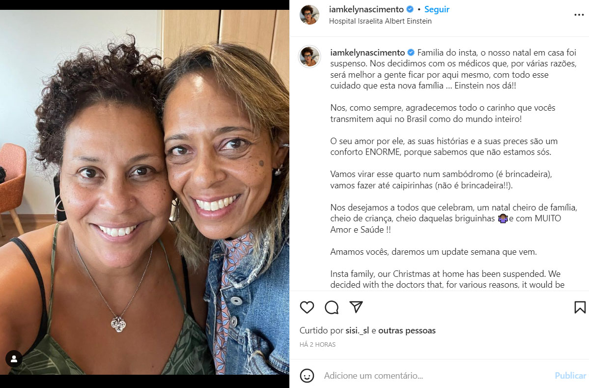 Filhas de Pelé falam sobre a internação dele - Foto: Reprodução / Instagram