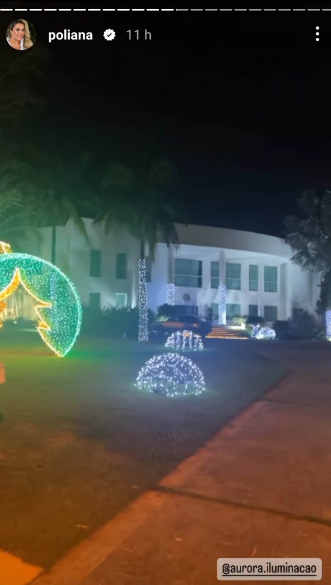 Poliana Rocha decoração de Natal