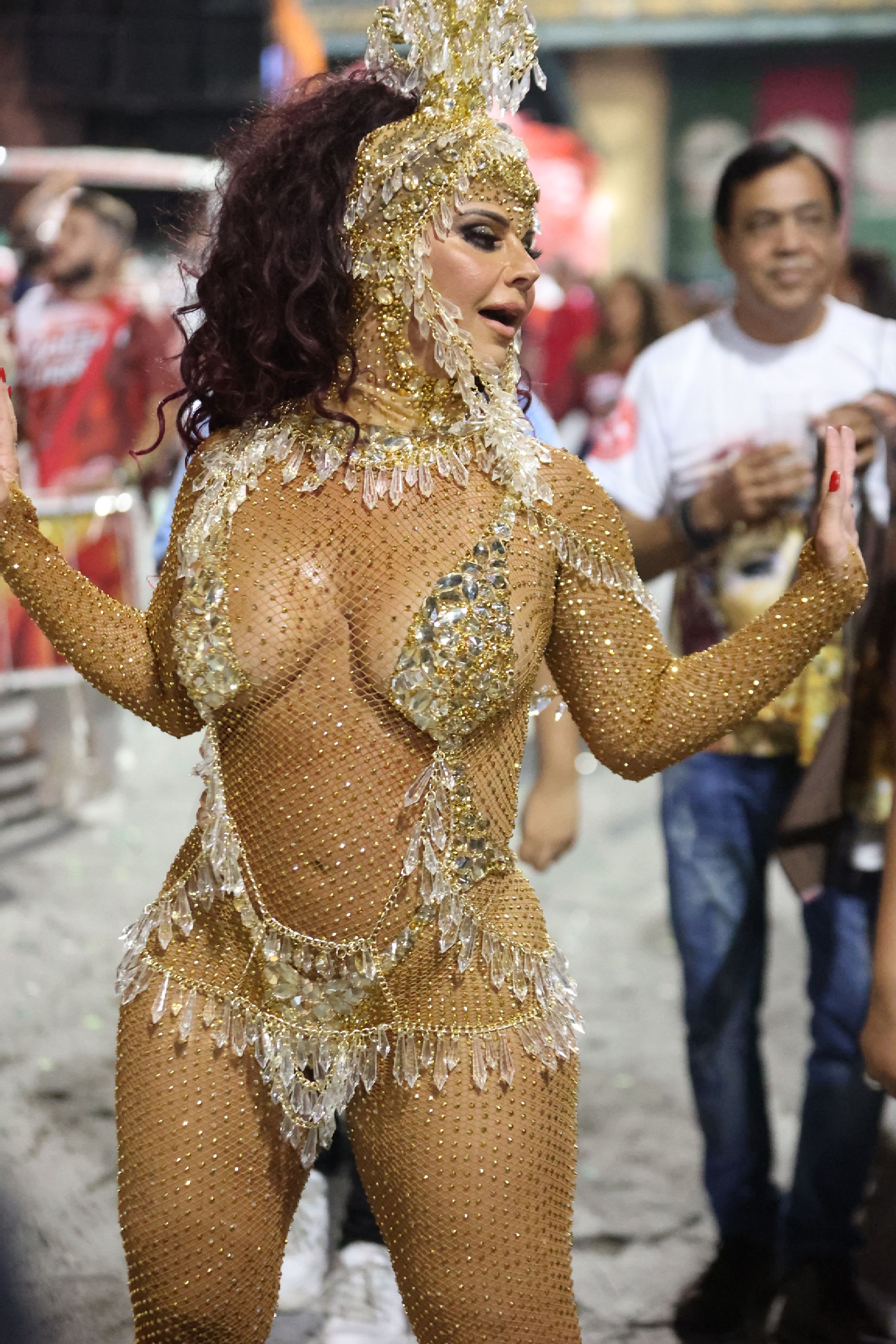 Viviane Araújo em ensaio do Salgueiro