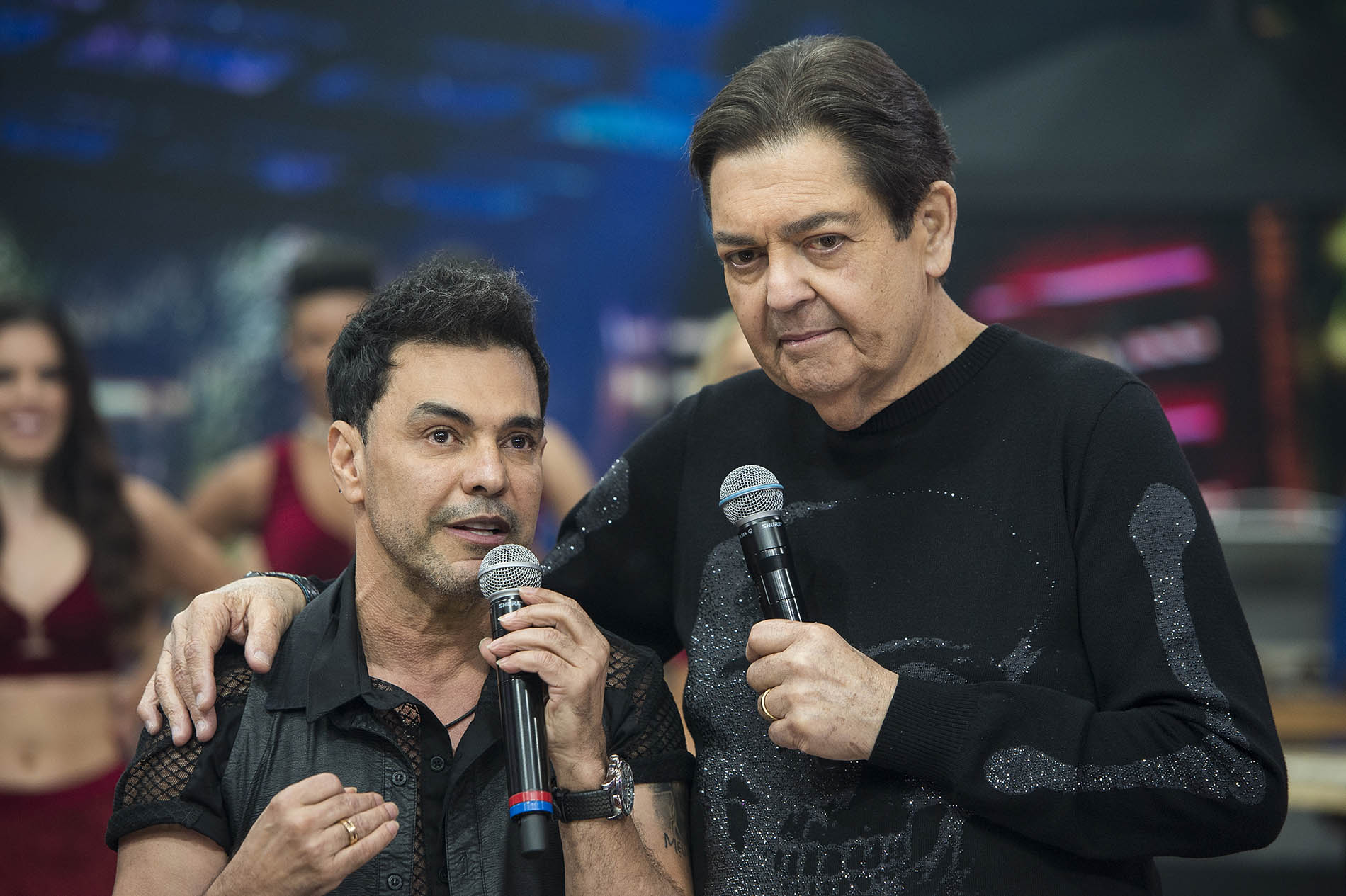 Zezé Di Camargo no programa Faustão na Band